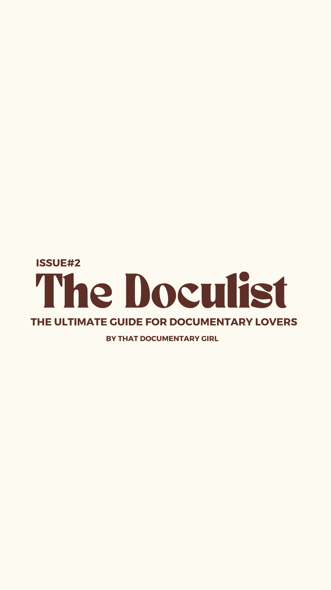 The Doculist Issue #2